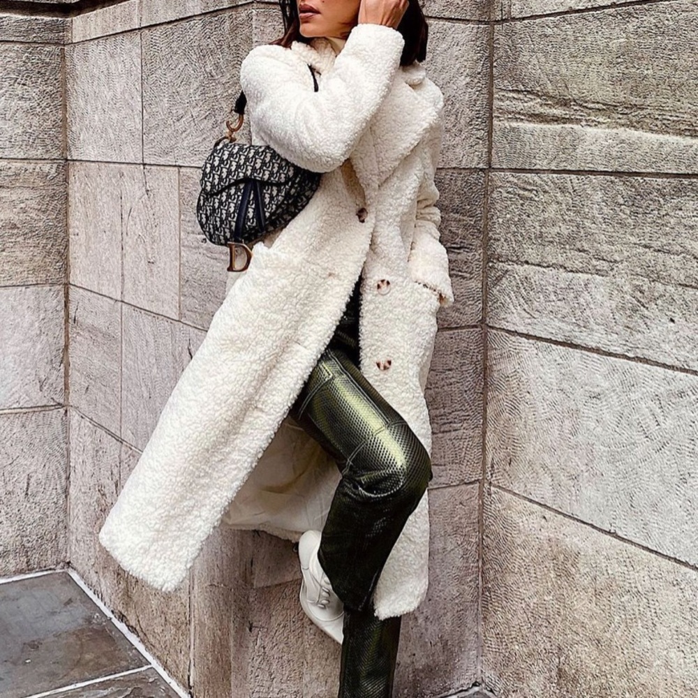 Teddy Coat by Camila Coelho - never used - Ivory